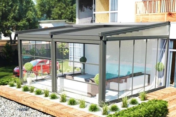 Pergola Tente Otomatik Uzaktan Kumandalı Motorlu 350x700