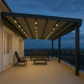 Otomatik Pergola Teras Balkon Tentesi