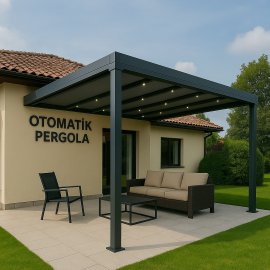 Prime Otomatik Pergola Tente Motorlu Sistem 400x500